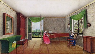 A Russian Interior by Micheline Blenarska